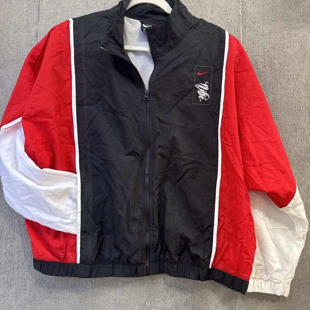 Nike Sportswear Track Jacket Womens XL Swift Element Loose Fit Windbreaker Retro
